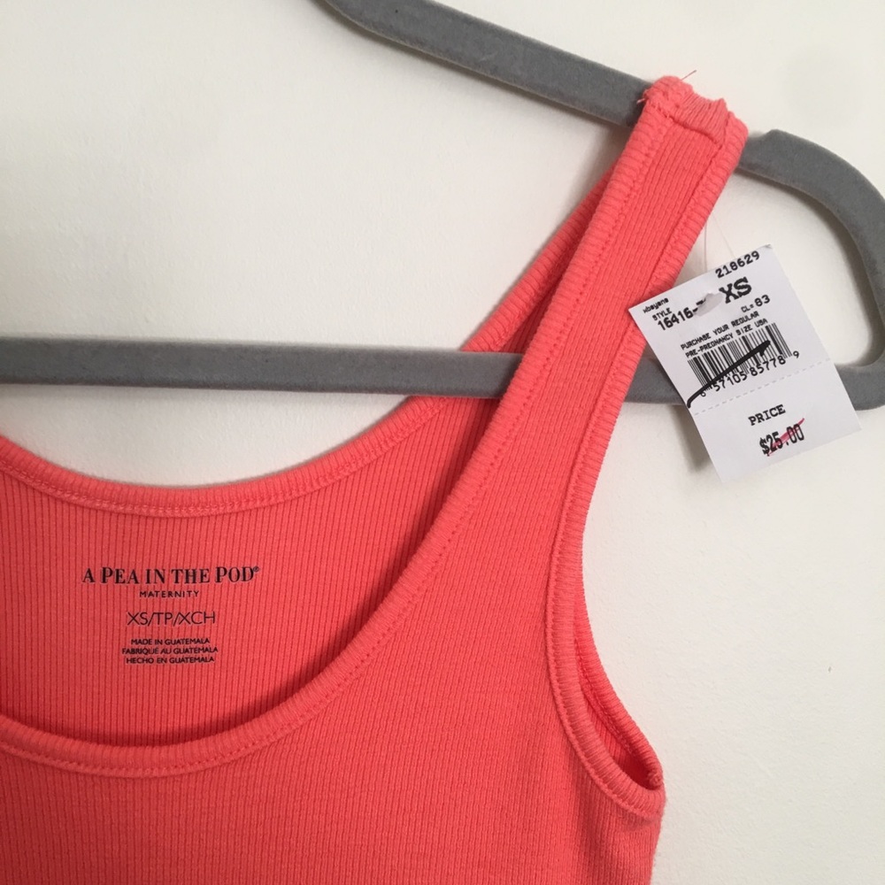 A Pea in the Pod Maternity Ribbed Tank - Picture 2 of 2